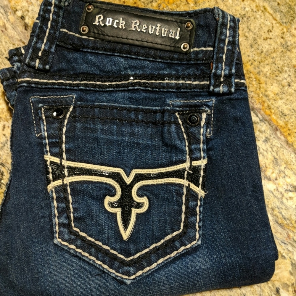 Rock Revival jeans size 27 boot cut regular length